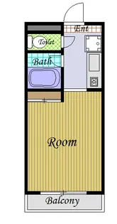 神奈川県川崎市中原区上小田中1【マンション】の間取り