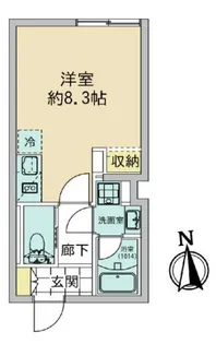 FolsClass東蒲田【1階】の間取り