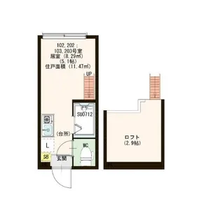 Eternal court HIRAI【1階】の間取り