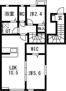 グランレジデンス II【2階】の間取り
