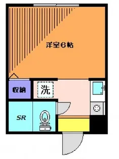 園田コーポ【1階】の間取り