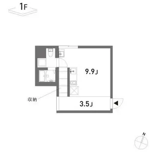 COLLAGE HOUSE【1階】の間取り