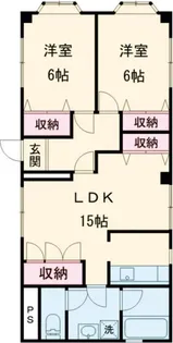 ウメジュネス【5階】の間取り