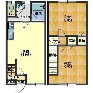 メゾンドはまなす2の間取り
