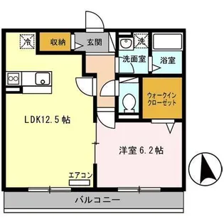 サンクレスト A【1階】の間取り