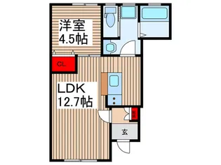 リーブルファイン両新田西町【1階】の間取り