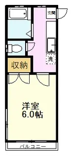 シャトルたかの台【2階】の間取り