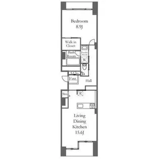 品川プリンス・レジデンス【2階】の間取り