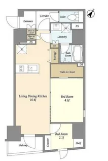 東京都中央区日本橋小伝馬町【マンション】の間取り