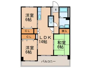 フォーレストセリーヌ21【1階】の間取り