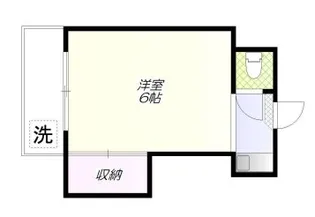 ソリューション門前仲町【3階】の間取り