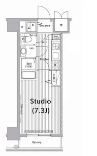 神奈川県横浜市港北区新横浜1【マンション】の間取り