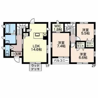 長野県長野市大字東和田【一戸建】の間取り