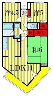 ライフタウン北本町【1階】の間取り