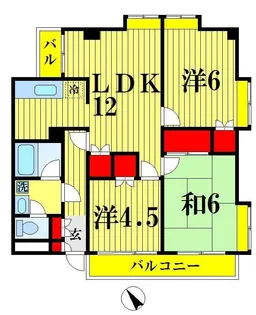 向島ホームズ【2階】の間取り