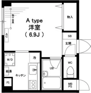 セカンドウィスタリアヒルズ【5階】の間取り