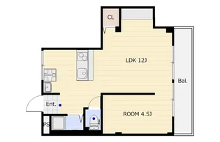 マンションひまわり【4階】の間取り