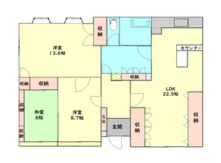 メゾンマンサード【1階】の間取り
