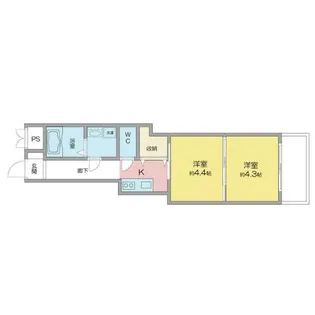 B’s117 North【4階】の間取り