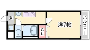 BーRISE元町【7階】の間取り