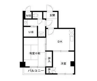TOPHILL【3階】の間取り