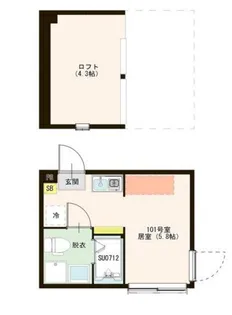 アーバンレジデンス光が丘【1階】の間取り