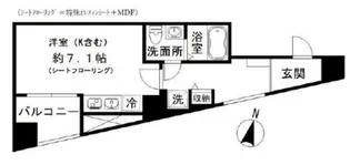 フロレゾン代々木【2階】の間取り