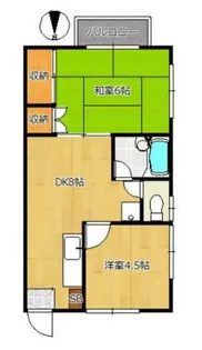 ヴィレッジ大原【2階】の間取り