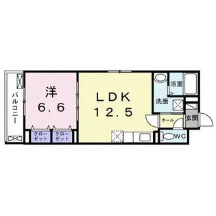 グルックパティオ高円寺【3階】の間取り