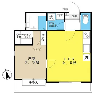 さくら目白【1階】の間取り