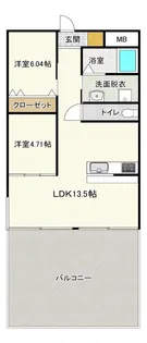 アソルティ伝馬町【7階】の間取り