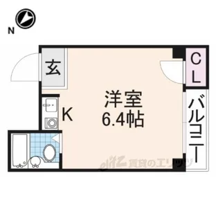 ハマンション枚方元町【3階】の間取り