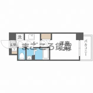 スプランディッド天王寺DUE【2階】の間取り