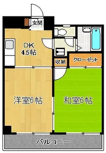 メゾン富士【3階】の間取り