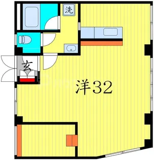 メゾン千早【1階】の間取り