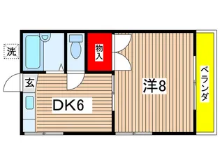 シティ-タナカ【2階】の間取り