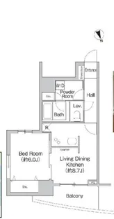 プライムアーバン町屋サウスコート【2階】の間取り