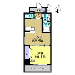 La brise douce【3階】の間取り