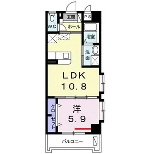 ターンベリー【2階】の間取り