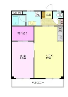 グリーンヒル藤が丘I【5階】の間取り