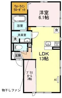 カーサフェリーチェ【2階】の間取り