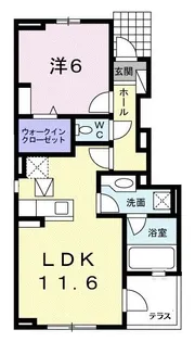 ヴェール【1階】の間取り