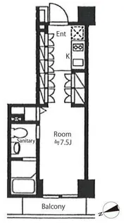 カスタリア戸越駅前【3階】の間取り
