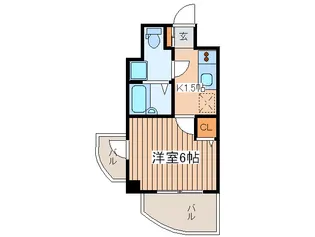 ハーモニーレジデンス横浜【4階】の間取り