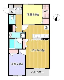 ドムス グランツ 大宮大成【2階】の間取り