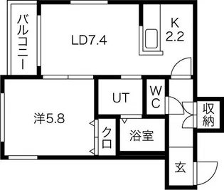 Cozy Place栄通【4階】の間取り