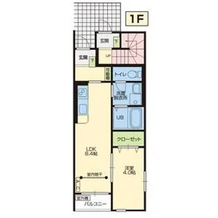 TRANCE WAY(トランスウェイ)【1階】の間取り