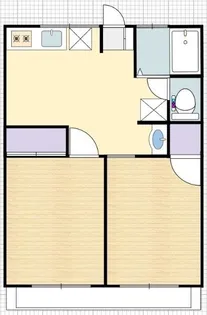 シティハイム堀越【2階】の間取り