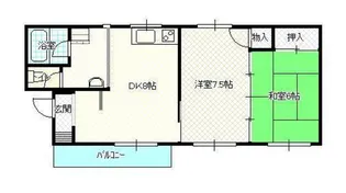 リバーハイツイシダ【1階】の間取り