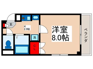 ヴィラ・フローレル【4階】の間取り